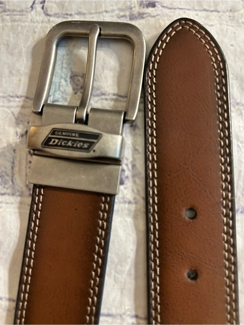 DICKIES GENUINE LEATHER REVERSIBLE CHUNKY AND ES1300 CHUNKY CHANGEABLE BELTS
